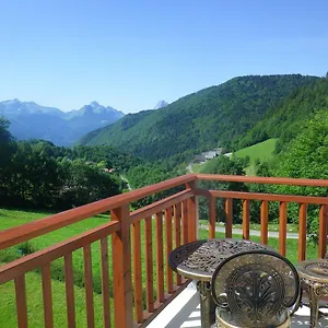 Lac D'annecy-col De La Forclaz Appartement Montmin
